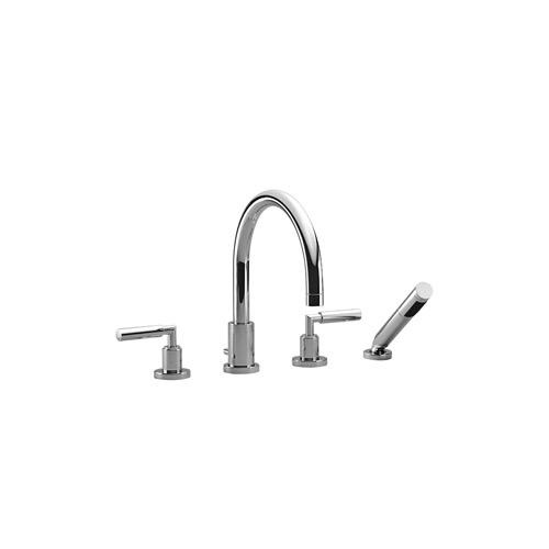 [DOR-27512882-33] Dornbracht 27512882 Tara Four Hole Tub Set Black Matte