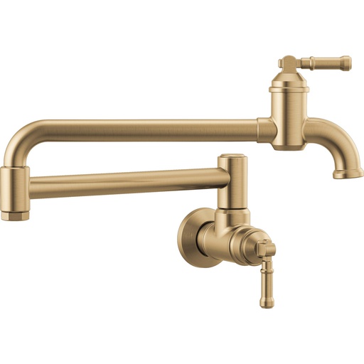 [DEL-1190LFL-CZ] Delta 1190LFL-CZ Broderick Wall Mount Pot Filler 2L Champagne Bronze