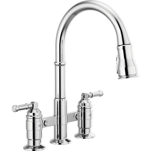 [DEL-2390L-DST] Delta 2390L-DST Broderick Pull-Down Bridge Kit With Shieldspray