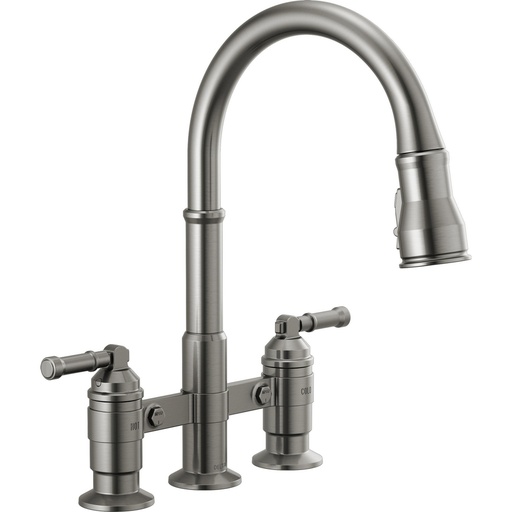 [DEL-2390L-KS-DST] Delta 2390L-KS-DST Broderick Pull-Down Bridge Kit With Shieldspray