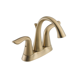 [DEL-2538-CZMPU-DST] Delta 2538 Lahara Two Handle Centerset Lavatory Faucet Champagne Bronze