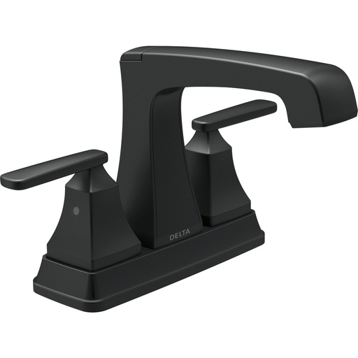 [DEL-2564-BLMPU-DST] Delta 2564-BLMPU-DST Ashlyn Two Handle Centerset Lavatory Faucet Matte Black