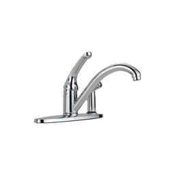 [DEL-336-DST] Delta 336 Classic Single Handle Kitchen Faucet With Spray Chrome
