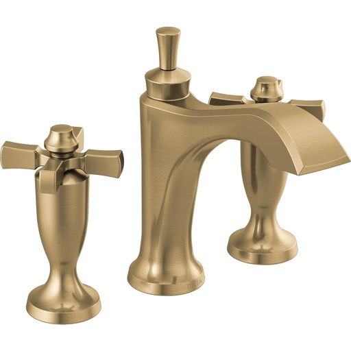 [DEL-3557-CZMPU-DST] Delta 3557-CZMPU-DST Dorval Two Handle Widespread Bathroom Faucet Champagne Bronze