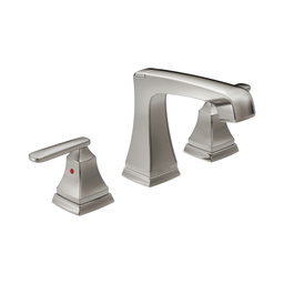 [DEL-3564-SSMPU-DST] Delta 3564 Ashlyn Two Handle Widespread Lavatory Faucet EZ Anchor Brilliance Stainless