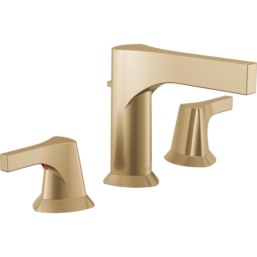 [DEL-3574-CZMPU-DST] Delta 3574-CZMPU-DST Zura Two Handle Widespread Lavatory Faucet Champagne Bronze