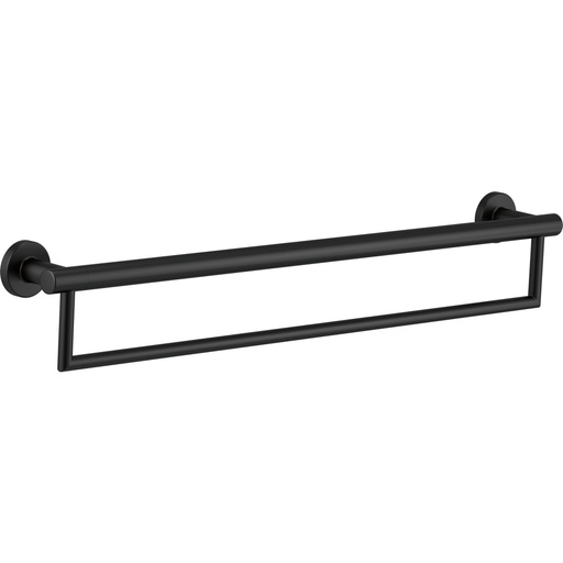 [DEL-41519-BL] Delta 41519-BL 24" Contemporary Towel Bar with Assist Bar Matte Black