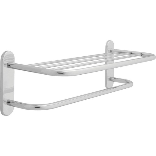 [DEL-43024] Delta 43024 24" Brass Towel Shelf with One Bar Chrome
