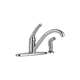 [DEL-436-DST] Delta 436 Single Handle Kitchen Faucet With Spray Chrome