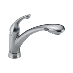 [DEL-470-AR-DST] Delta 470 Signature Single Handle Pull Out Kitchen Faucet Arctic Stainless
