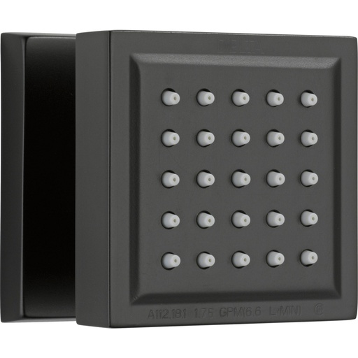 [DEL-50150-BL] Delta 50150-BL Surface Mount Body Spray Matte Black