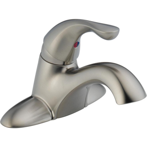 [DEL-520-SSMPU-DST] Delta 520-SSMPU Classic Single Handle Centerset Lavatory Faucet Brilliance Stainless