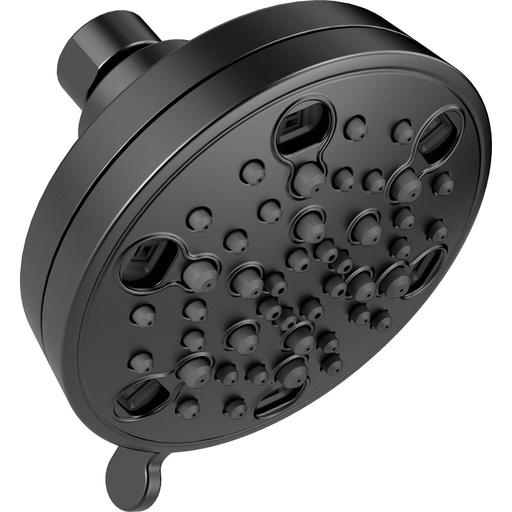 [DEL-52638-BL18-PK] Delta 52638-BL18-PK H2Okinetic 5-Setting Contemporary Shower Head Matte Black