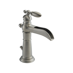 [DEL-554LF-SS] Delta 554LF Victorian Single Handle Channel Lavatory Faucet Brilliance Stainless