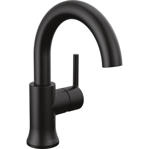 [DEL-559HA-BL-DST] Delta 559HA-BL-DST Trinsic Single Handle High-Arc Lavatory Matte Black