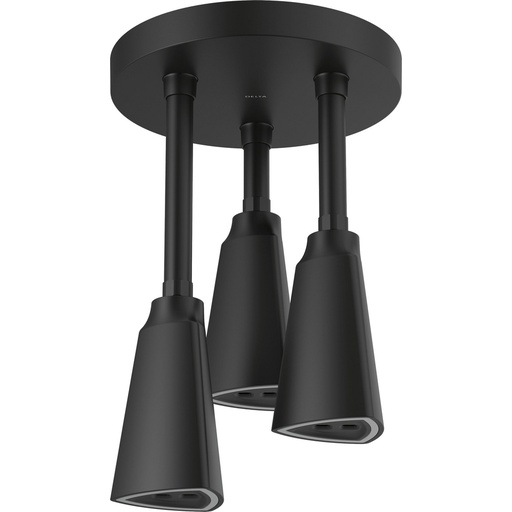 [DEL-57140-BL25-L] Delta 57140-BL25-L LED Pendant Raincan Single Setting H2Okinetic Matte Black