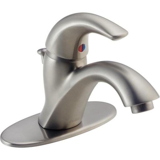 [DEL-583LF-SSWF] Delta 583LF-SSWF Classic Single Handle Centerset Lavatory Faucet Stainless