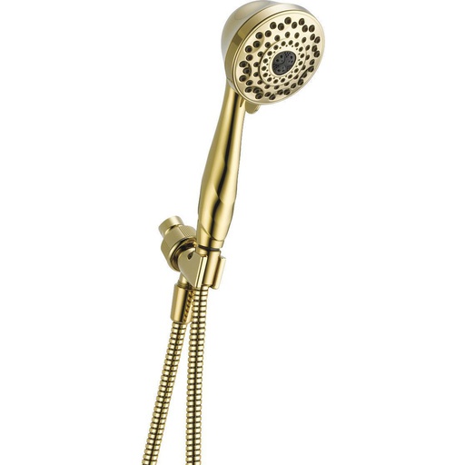 [DEL-59346-PB-PK] Delta 59346-PB-PK Universal 7 Function Shower Arm Mount Hand Shower Polished Brass