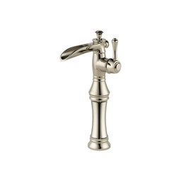 [DEL-798LF-PN] Delta 798LF Cassidy Single Handle Channel Vessel Bathroom Faucet Polished Nickel