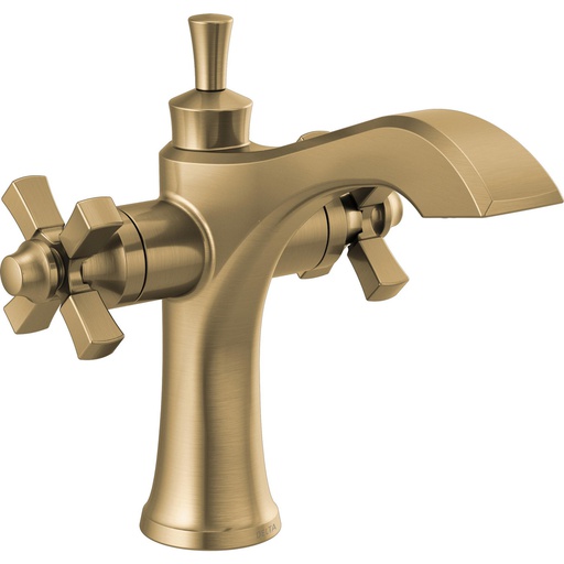 [DEL-857-CZ-DST] Delta 857-CZ-DST Dorval Single Hole Monoblock Bathroom Faucet Champagne Bronze