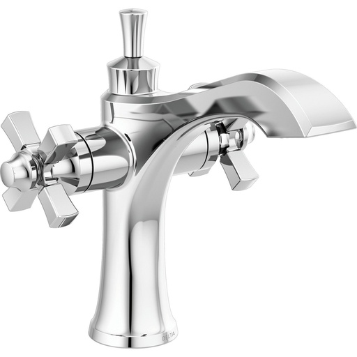 [DEL-857-DST] Delta 857-DST Dorval Single Hole Monoblock Bathroom Faucet Chrome