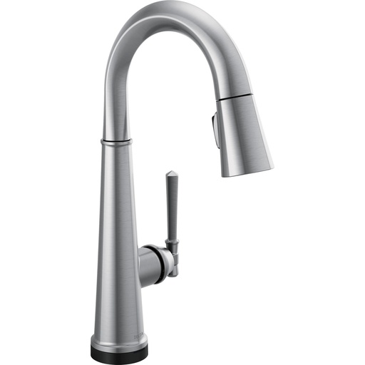 [DEL-9982T-AR-PR-DST] Delta 9982T-AR-PR-DST Emmeline Touch2O Pull-Down Bar Prep Faucet Arctic Stainless