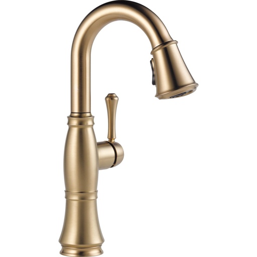 [DEL-9997-CZ-PR-DST] Delta 9997-CZ-PR-DST Cassidy Pull-Down Bar Prep Faucet Champagne Bronze