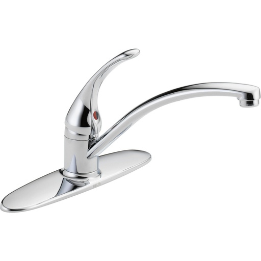 [DEL-B1310LF] Delta B1310LF Foundations Single Handle Kitchen Faucet Chrome