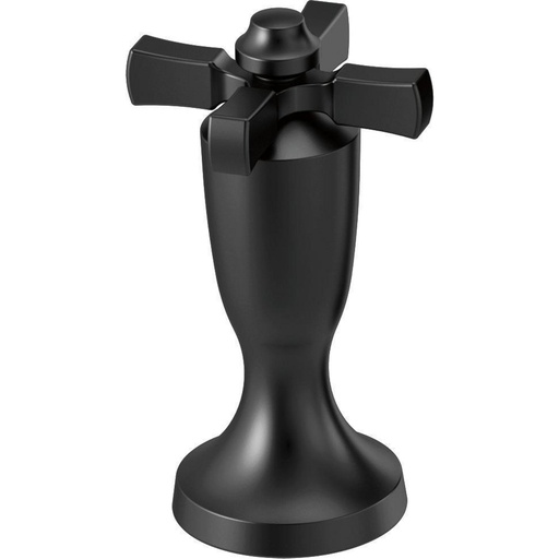 [DEL-H570BL] Delta H570BL Dorval Wall Mount Tub Filler Cross Handle Matte Black