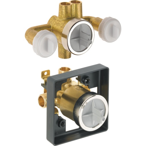 [DEL-R18000-XO] Delta R18000-XO Jetted Xo Shower Rough In Valve with extra Outlet