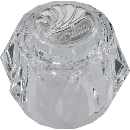 [DEL-RP17449] Delta RP17449 Single Clear Knob Handle Kit with Button