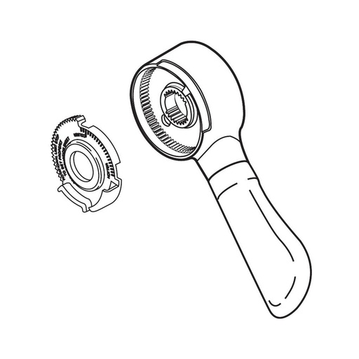 [DEL-RP51306] Delta RP51306 Lahara Single Lever Handle Kit Chrome