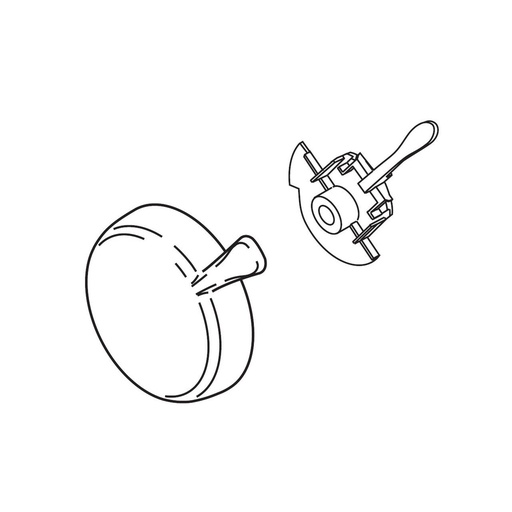 [DEL-RP51307] Delta RP51307 Lahara Single Lever Handle Kit Chrome