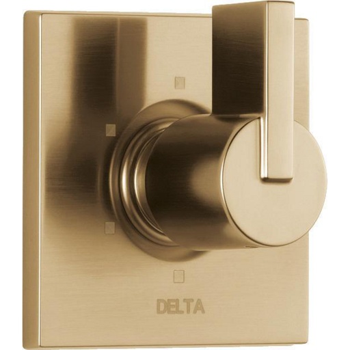[DEL-T11953-CZ] Delta T11953 Vero 6 Setting 3 Port Diverter Trim Champagne Bronze
