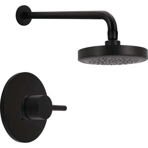 [DEL-T14291-BL] Delta T14291-BL Tommy Solid Handle Shower Only Matte Black