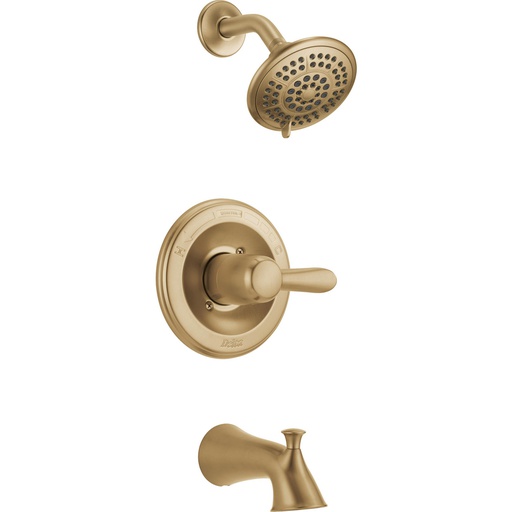[DEL-T14438-CZ] Delta T14438-CZ Lahara 14 Series Tub and Shower Trim Champagne Bronze