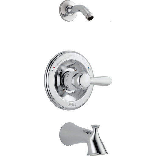 [DEL-T14438-LHD] Delta T14438-LHD Lahara 14 Series Tub And Shower Trim Chrome
