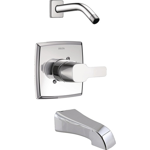 [DEL-T14481-LHD] Delta T14481-LHD Kami Tub Shower Trim Less Showerhead Chrome