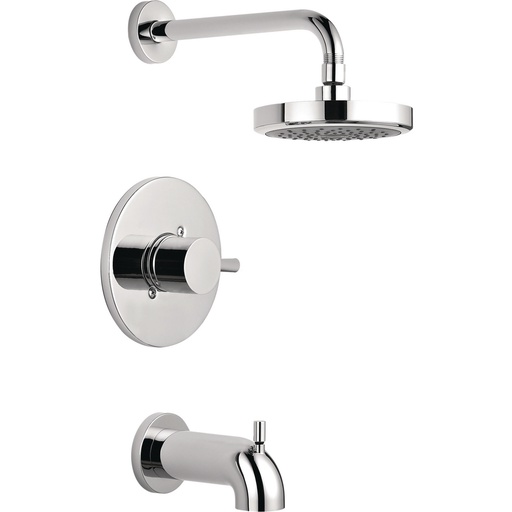 [DEL-T14491] Delta T14491 Tommy Solid Handle Tub Shower Chrome