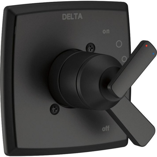 [DEL-T17064-BL] Delta T17064-BL Ashlyn Monitor 17 Series Valve Only Matte Black