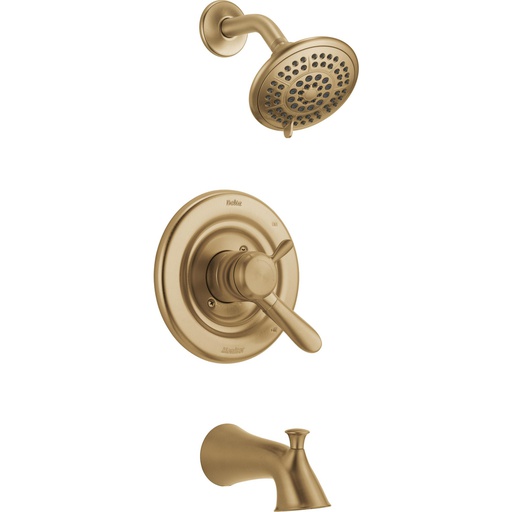 [DEL-T17438-CZ] Delta T17438-CZ Lahara 17 Series Tub and Shower Trim Champagne Bronze
