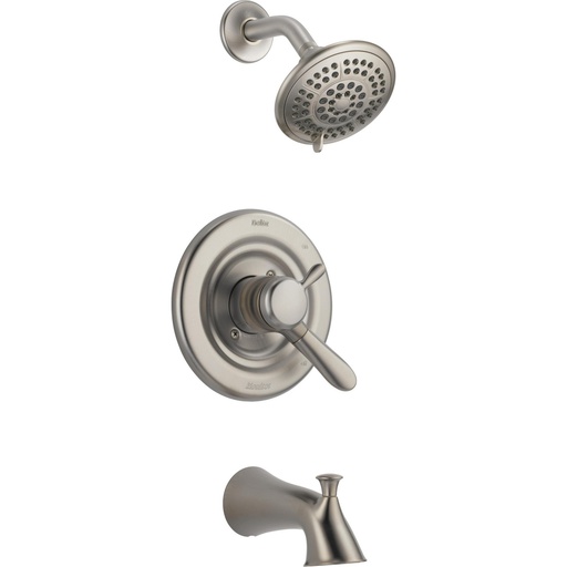 [DEL-T17438-SS] Delta T17438-SS Lahara 17 Series Tub and Shower Trim Stainless Steel