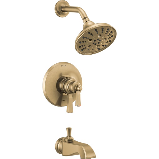 [DEL-T17456-CZ] Delta T17456-CZ Dorval 17 Series Tub And Shower Trim Champagne Bronze