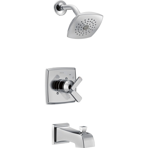 [DEL-T17464] Delta T17464 Ashlyn Monitor 17 Series Tub And Shower Trim Chrome