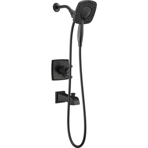 [DEL-T17464-BL-I] Delta T17464-BL-I Ashlyn Monitor 17 Series Tub And Shower With In2Ition Matte Black