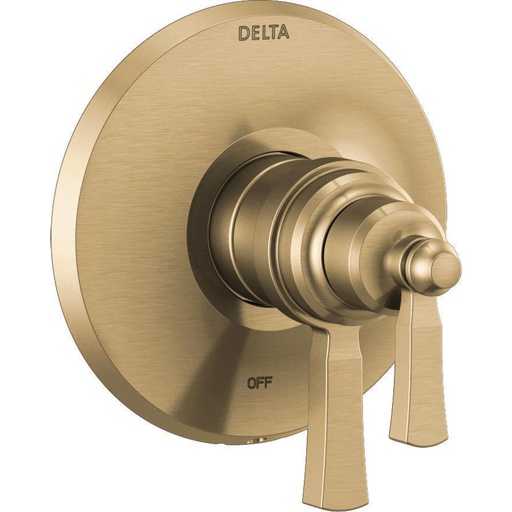 [DEL-T17T056-CZ] Delta T17T056-CZ Dorval 17 Thermostatic Valve Only Trim Champagne Bronze