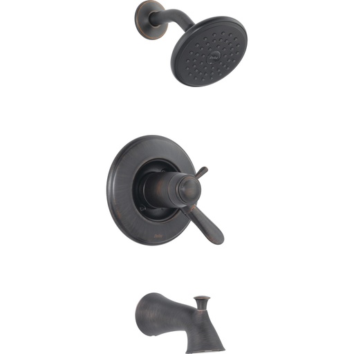 [DEL-T17T438-RB] Delta T17T438-RB Lahara 17T Series Tub and Shower Trim Venetian Bronze