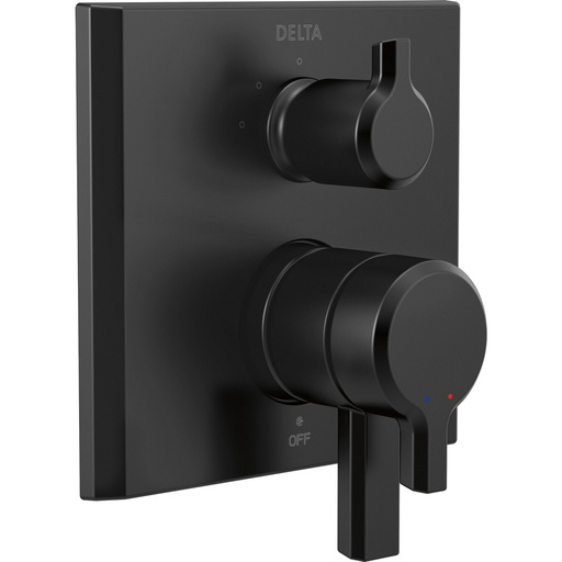 [DEL-T27899-BL] Delta T27899-BL Pivotal 14 Series Integrated Diverter Trim Matte Black
