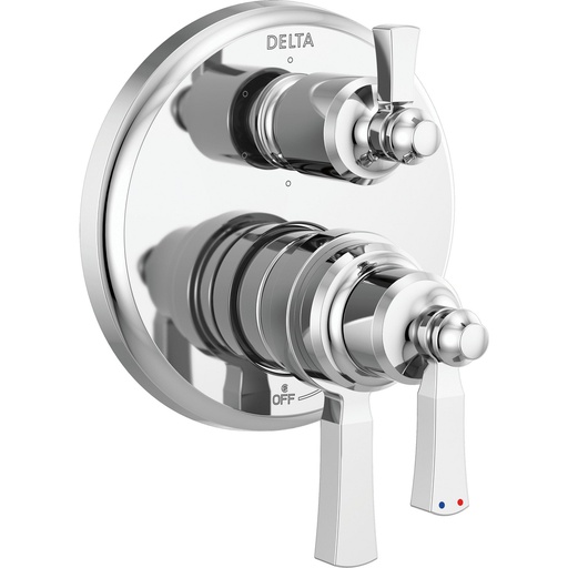 [DEL-T27956] Delta T27956 Dorval 17 Series Valve Trim with 6 Setting Diverter Chrome