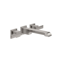 [DEL-T3567LF-SSWL] Delta T3567LF Ara Two Handle Wall Mount Bathroom Faucet Trim Stainless